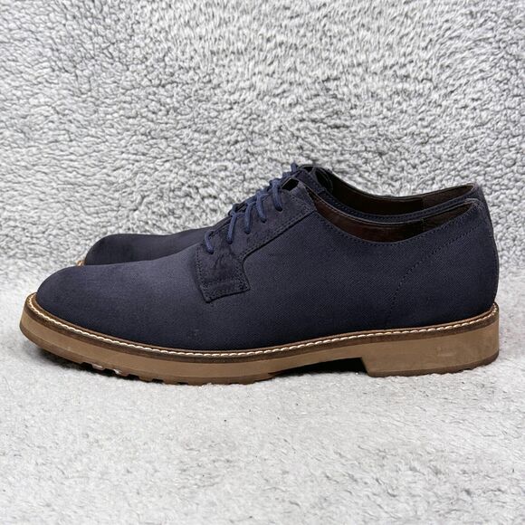 Joseph Abboud Mays Mens Size 9.5 Low Top Oxford Shoes Navy Blue Comfort main image 6